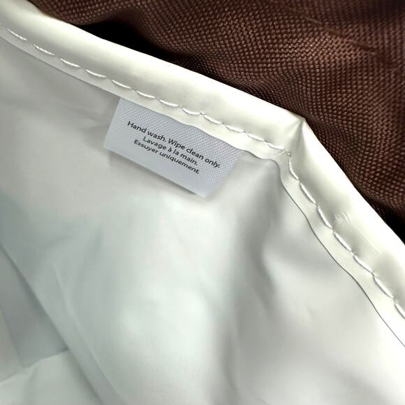 Modern Picnic NWT Dark Brown Insulated Polyester Lightweight Chic Tote Lunch Bag - Picture 10 of 13